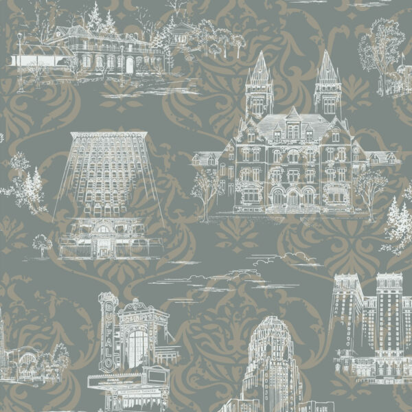 Queen City Toile Damask - Diane