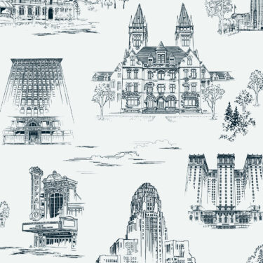 Queen City Toile - Porter