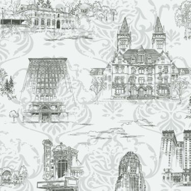 QCTD9 swatch 2798 375x375 - Queen City Toile Damask - Martin