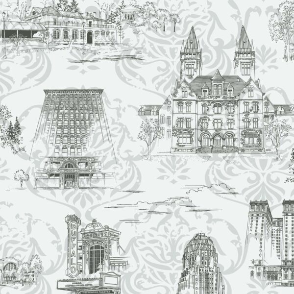 Queen City Toile Damask - Martin