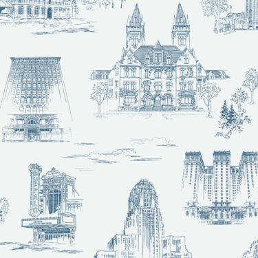 Queen City Toile - Ellicott