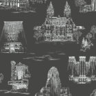 Queen City Toile - Forest