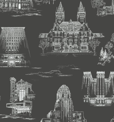 QCT20 swatch 2798 scaled 375x400 - Queen City Toile - Forest