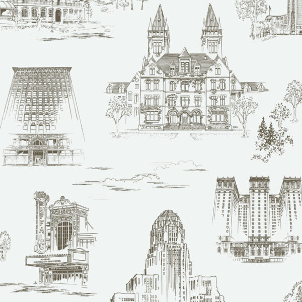 Queen City Toile - Tiffany